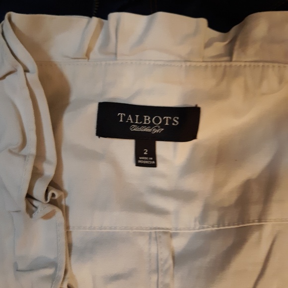 Talbots 3/4sleeve ruffle jacket - Picture 1 of 5